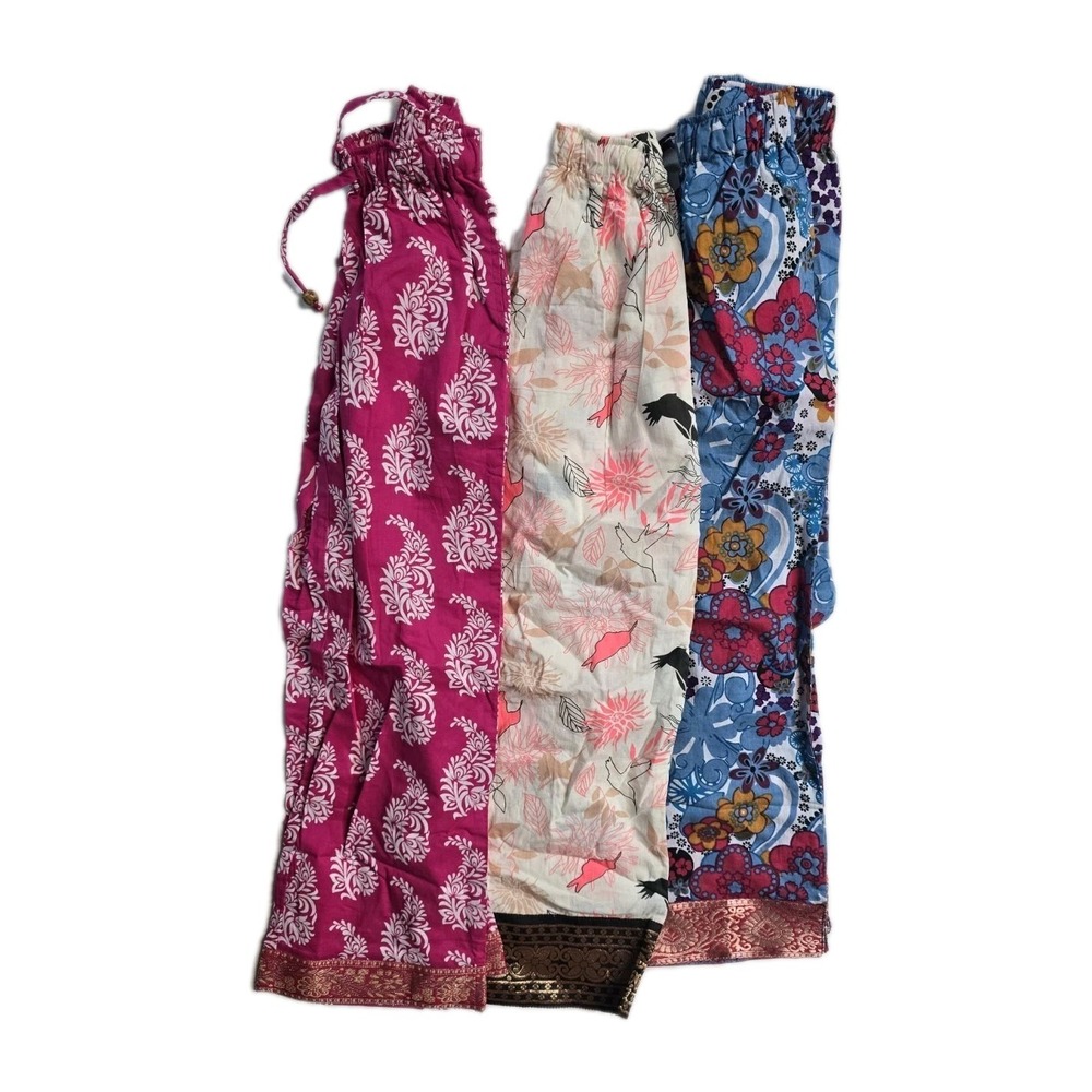 Punjammies By International PrincessProject Girls Pajama Pants XS Youth Lot Of 3
